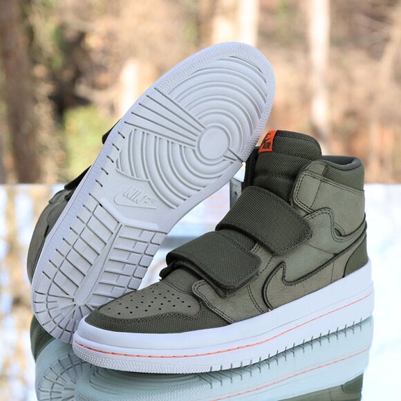 Jordan 1 Retro High Double Strap Olive Canvas - Picture 7 of 16